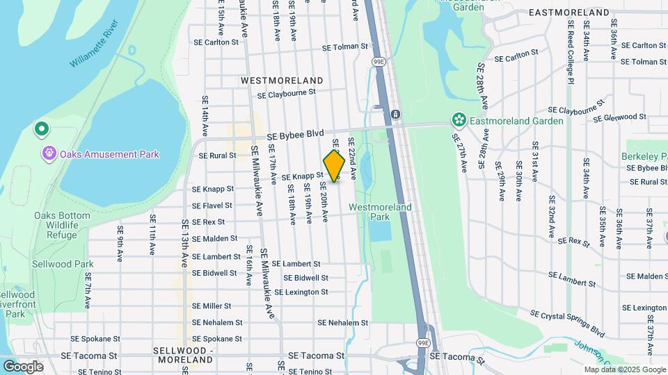 7335 SE 21st Ave Map and Location Details