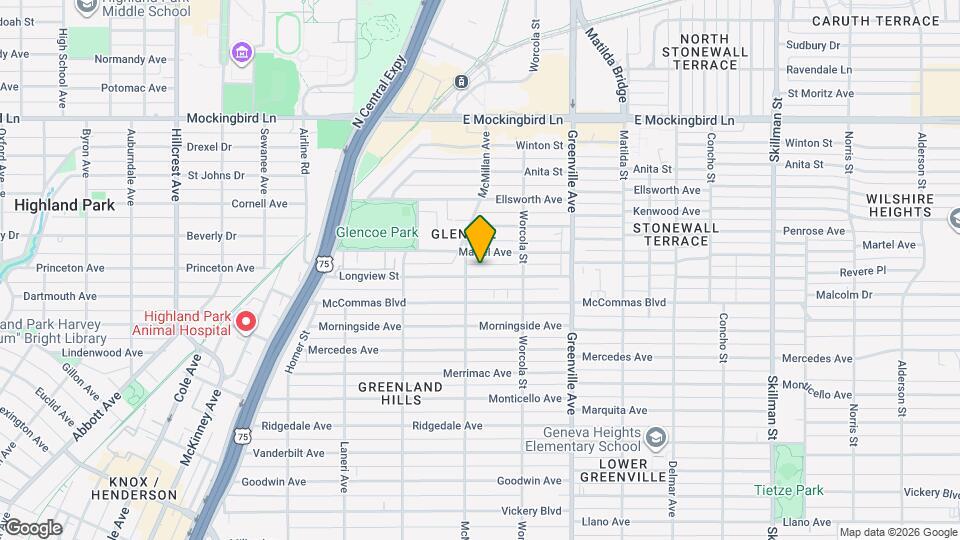 5511 Longview St Map and Location Details