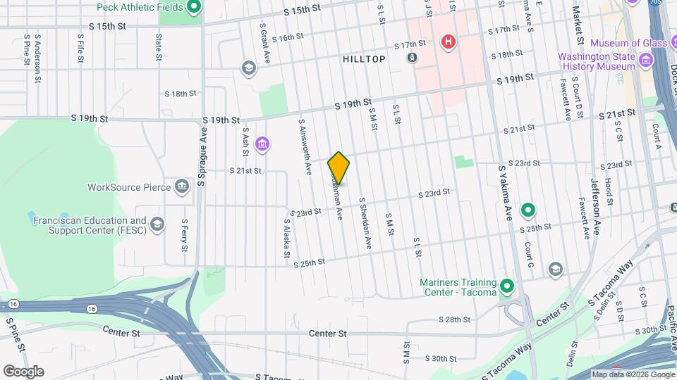 2135 S Cushman Ave Map and Location Details