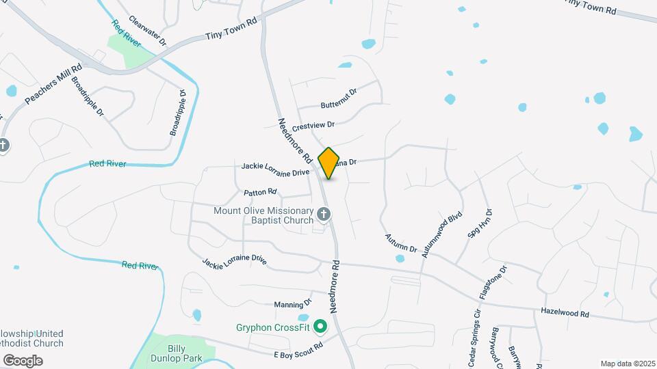 1817 Needmore Rd Map and Location Details