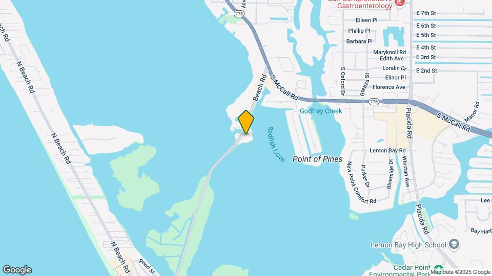 1375 Beach Rd Map and Location Details