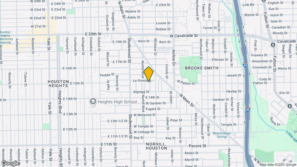 4625 Pineridge St Map and Location Details