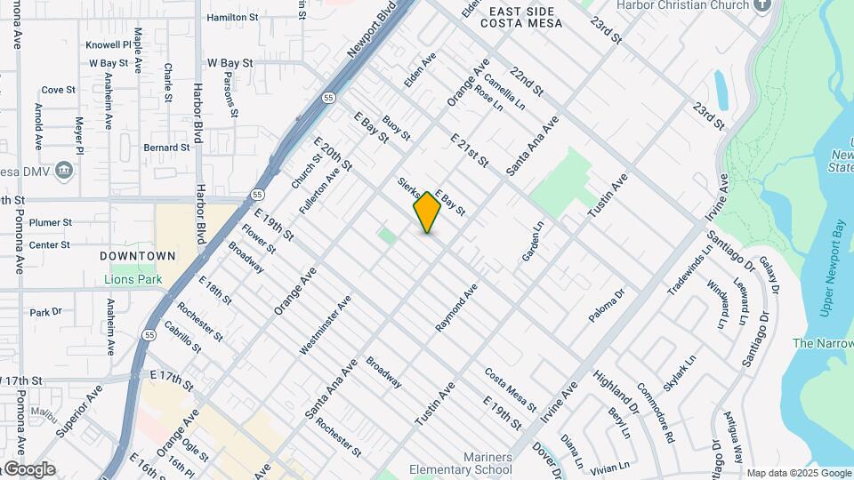 279 E 20th St Map and Location Details