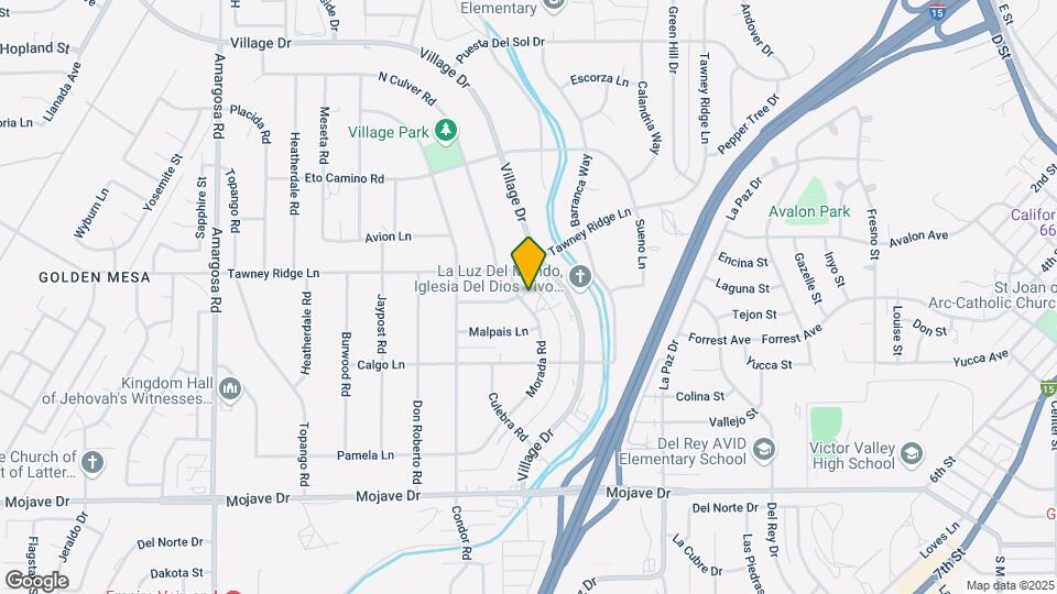 15641 Morada Rd Map and Location Details