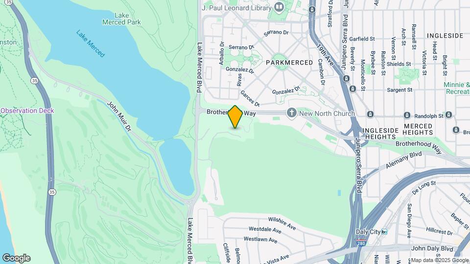 230 N Lake Merced Hills Map and Location Details