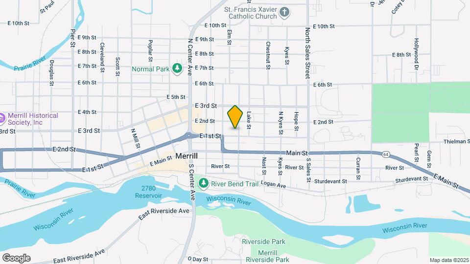 1410 E 1st St Map and Location Details