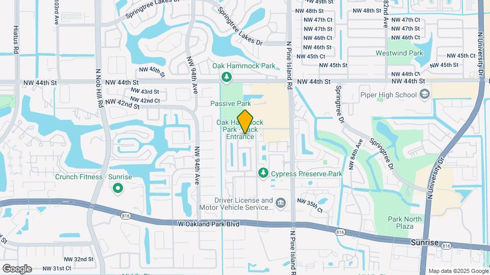 9090 NW 40th Pl Map and Location Details