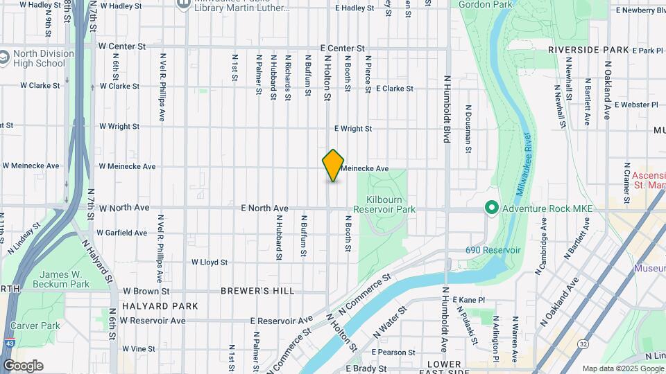 2342 N Holton St Map and Location Details