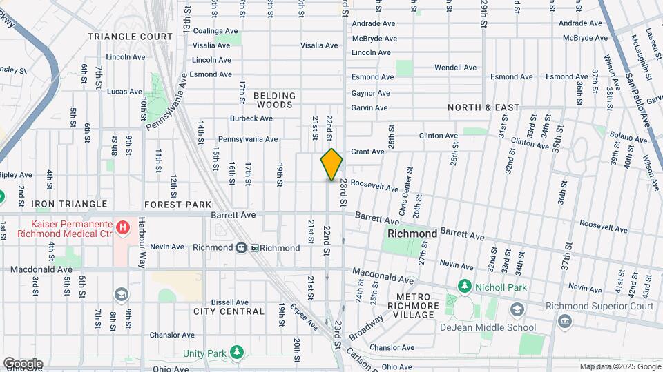2200 Roosevelt Ave Map and Location Details