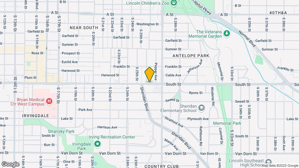 2616 South St Map and Location Details