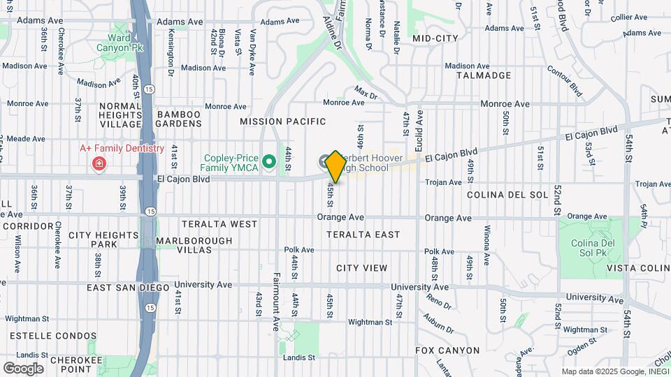 4261 45th St Map and Location Details