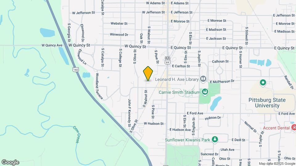 1611 S Walnut St Map and Location Details
