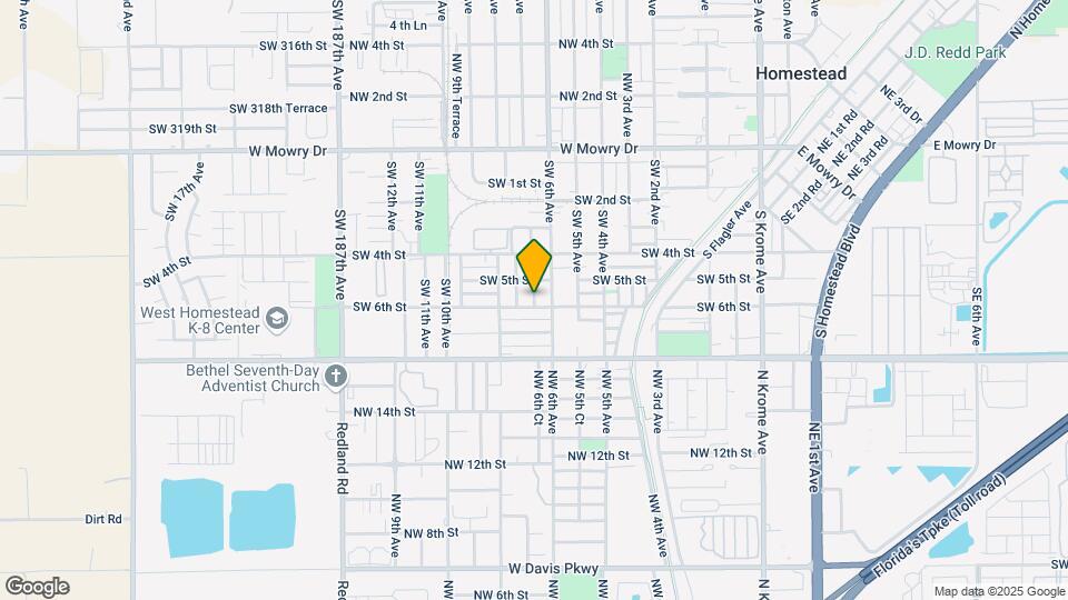 540 SW 6th Terrace Map and Location Details