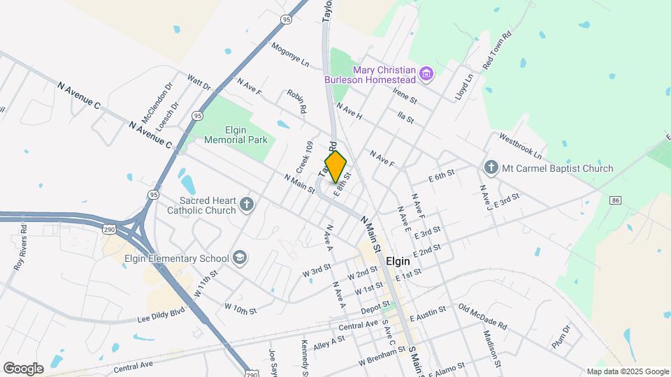 110 E 8th St Map and Location Details