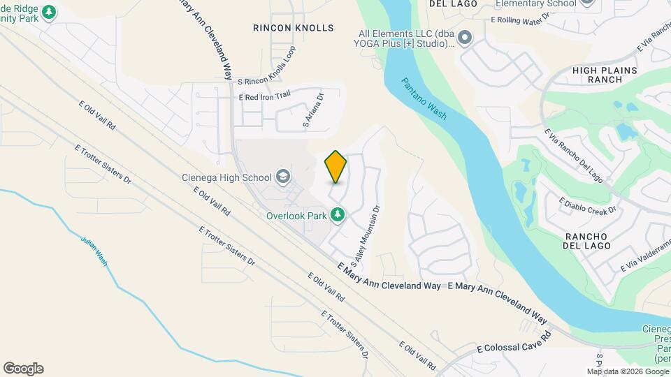 10799 S Van Trap Spring Dr Map and Location Details