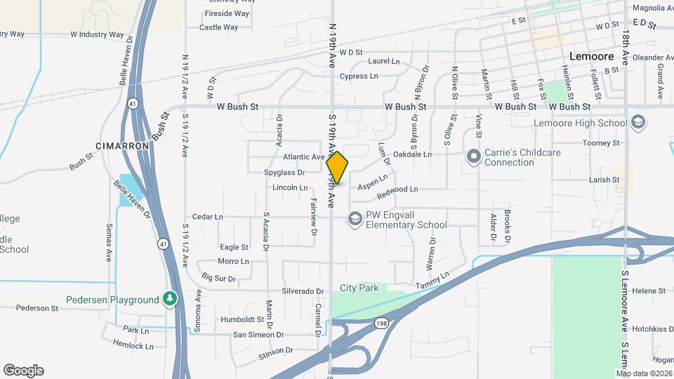 380 S 19th Ave Mapa y Detalles de la Ubicación