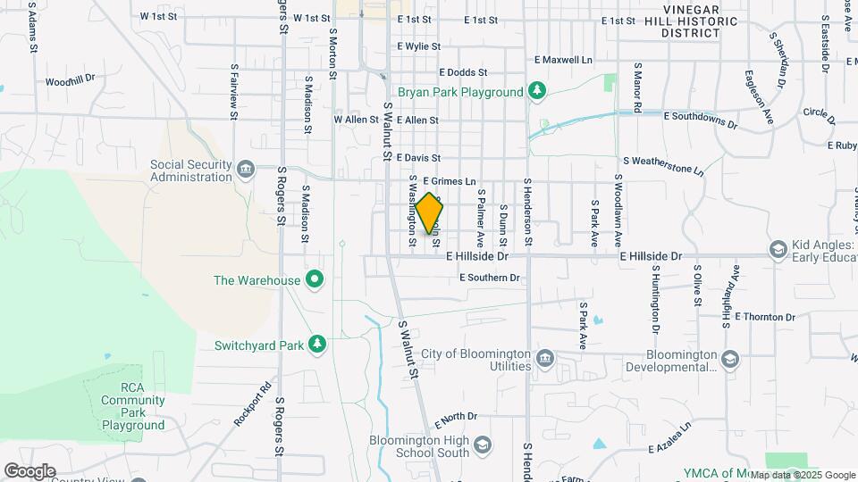 1414 S Lincoln St Mapa y Detalles de la Ubicación