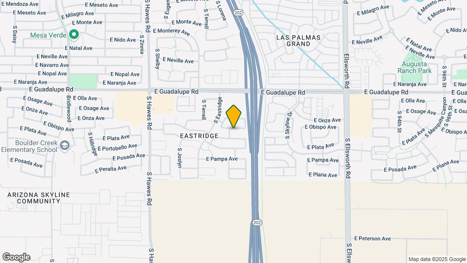 8741 E Obispo Ave Map and Location Details