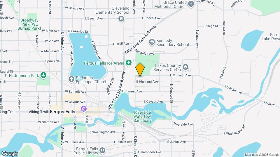 612 E Mt Faith Ave Mapa y Detalles de la Ubicación