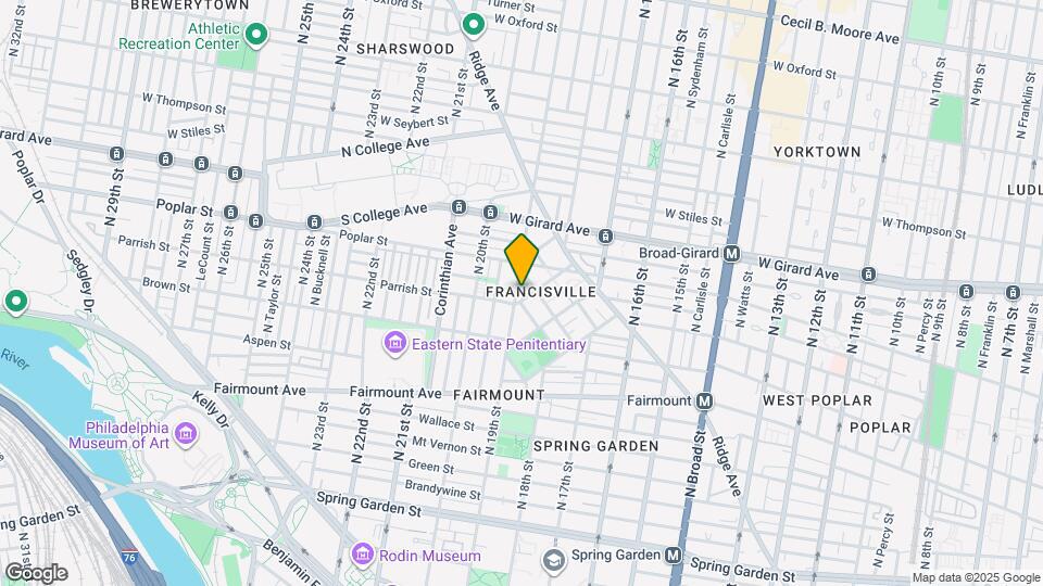 833 N 19th St Map and Location Details