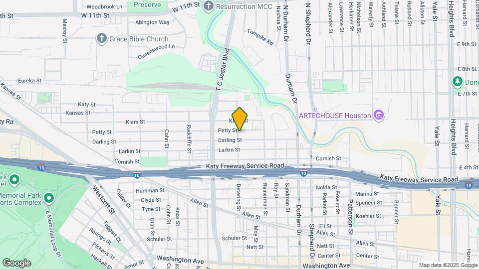 2310 Detering St Map and Location Details