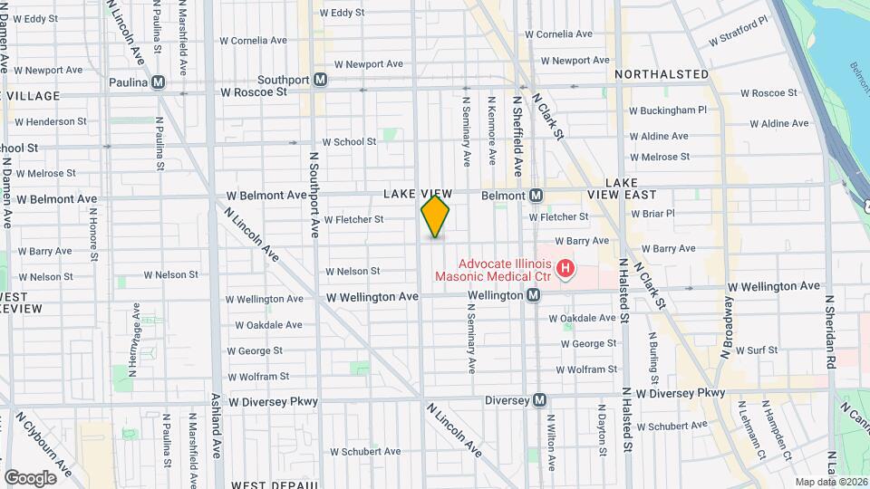 1148 W Barry Ave Map and Location Details