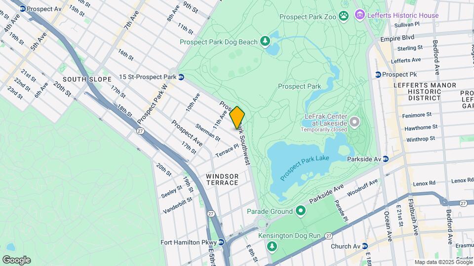 115 Prospect Park SW Map and Location Details