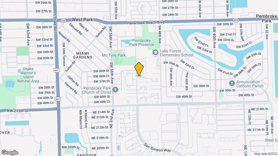 Pembroke Gardens Apartments Map and Location Details