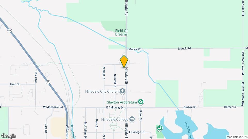 388 Hillsdale St Map and Location Details