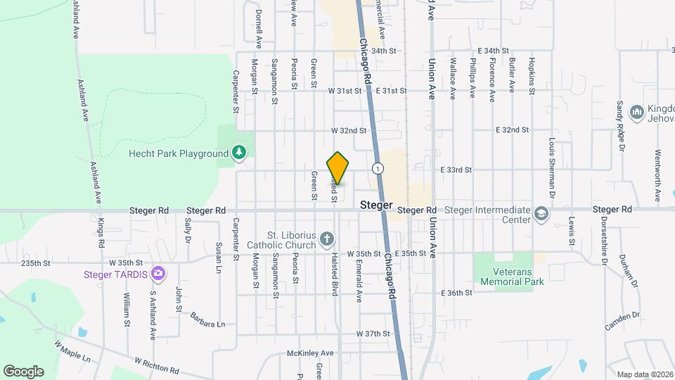 3323 Halsted St Mapa y Detalles de la Ubicación