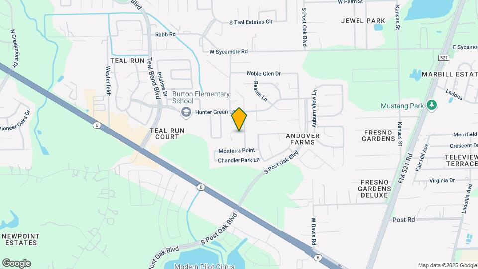 1411 Hunter Ridge Ct Map and Location Details