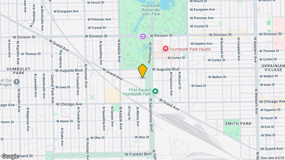 888 N Sacramento Blvd, Unit 2F Map and Location Details