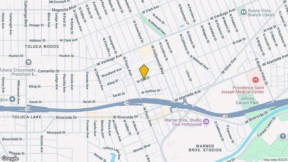 3916 W Oak St Map and Location Details