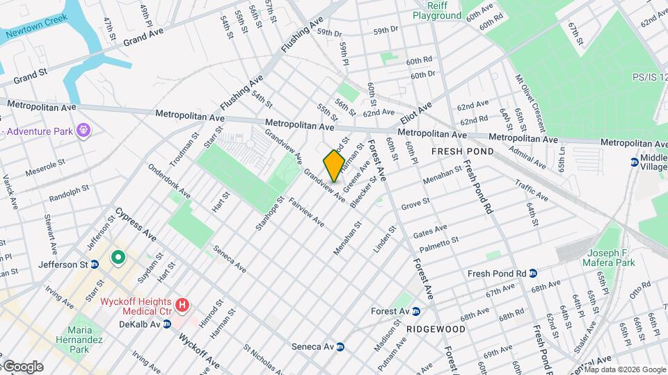 477 Grandview Ave Mapa y Detalles de la Ubicación