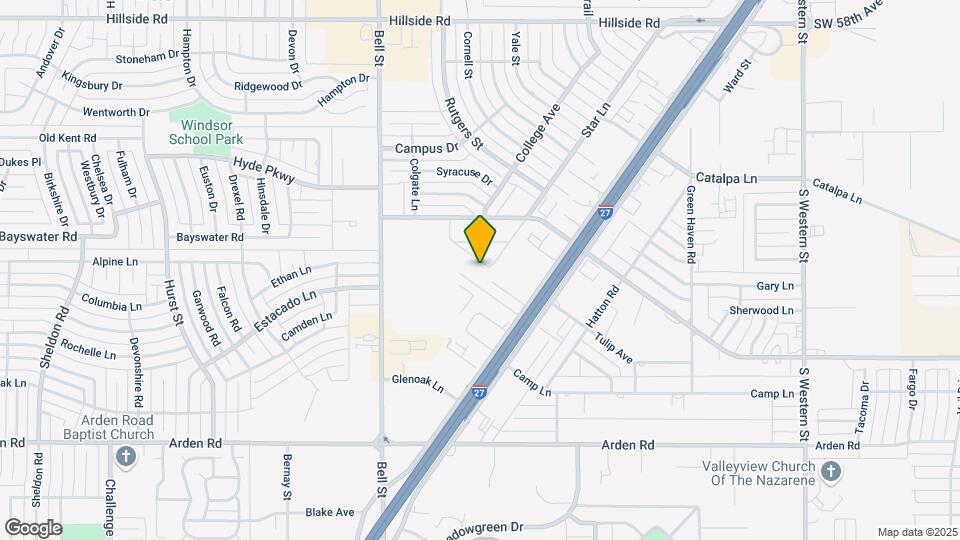 6806 Pepperdine Dr Map and Location Details