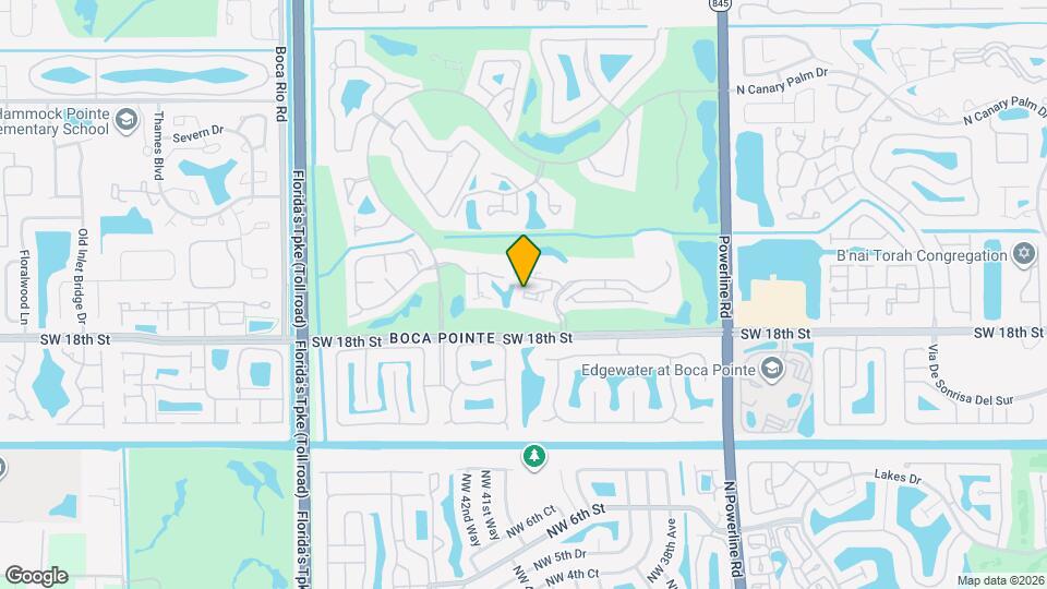7616 Boca Lakes Dr Mapa y Detalles de la Ubicación