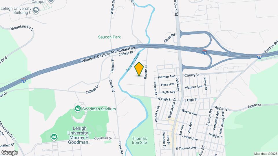 1514 Ravena St, Unit X Map and Location Details