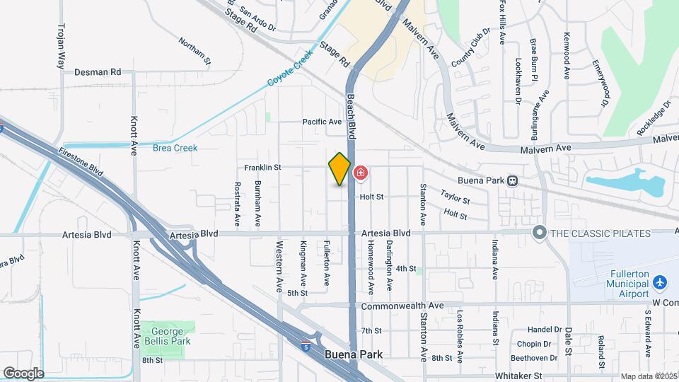 5822 Fullerton Ave Map and Location Details