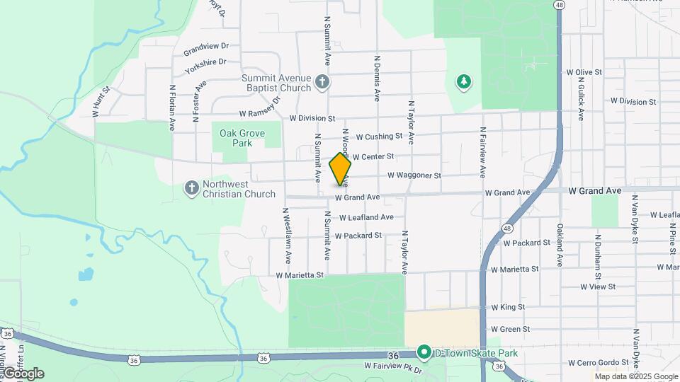 1910 W Grand Ave Map and Location Details