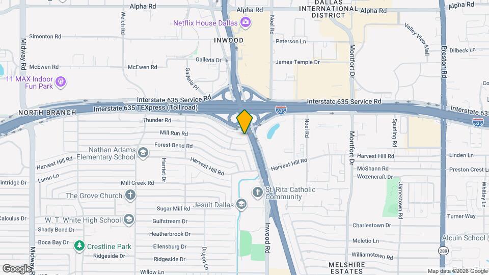5045 Thunder Rd Map and Location Details