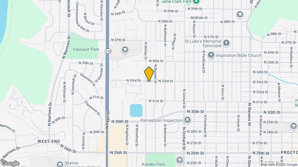 5414 N 33rd St Map and Location Details