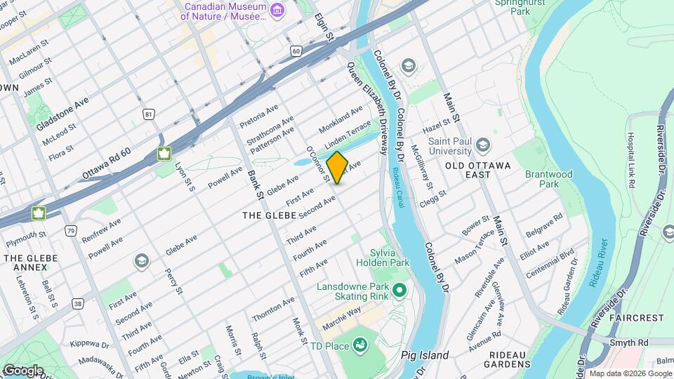 571-581 O'connor Map and Location Details