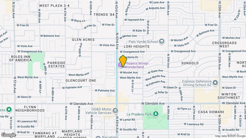 4225 W State Ave Map and Location Details