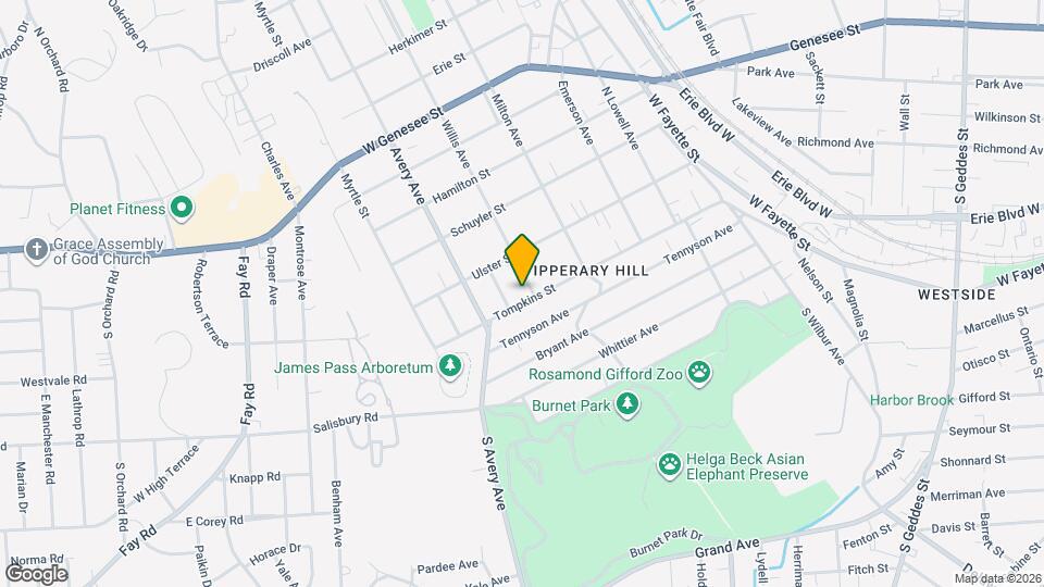 602 Tompkins St Map and Location Details