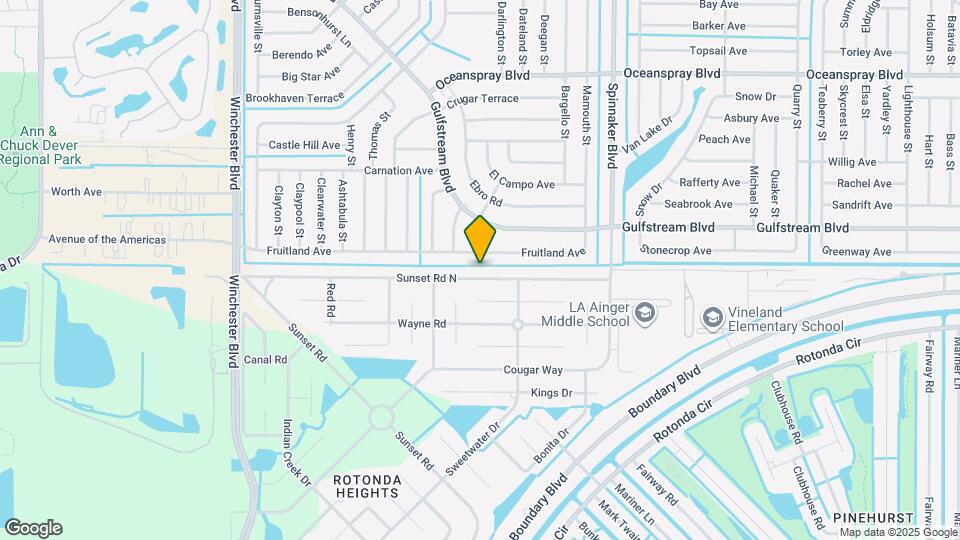 488 Sunset Rd N Map and Location Details