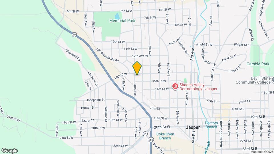 1405 10th Ave Map and Location Details