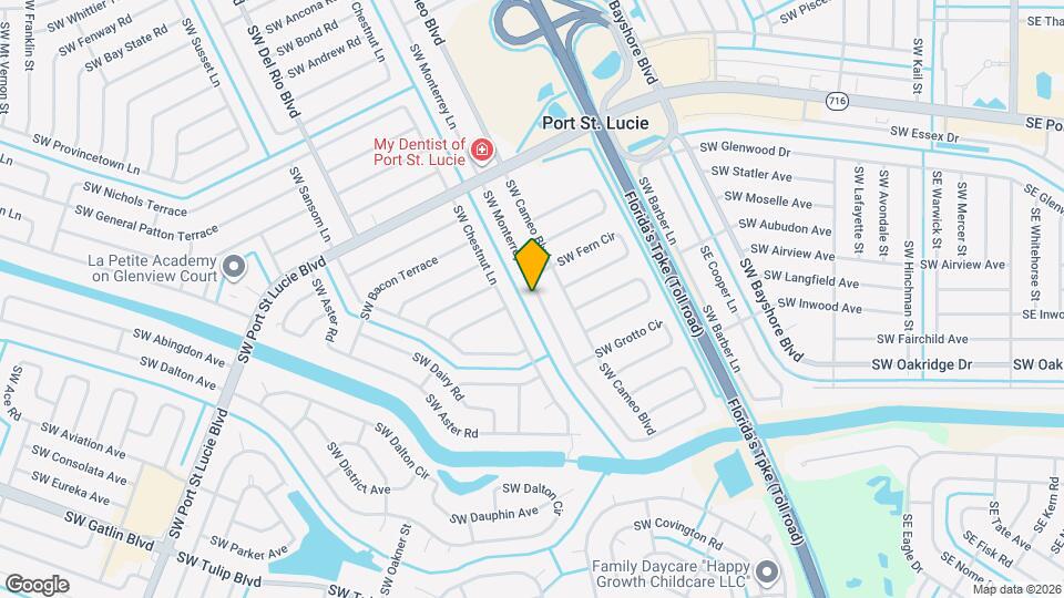 2514 SW Monterrey Ln Mapa y Detalles de la Ubicación