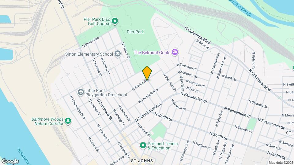 9540 N Seneca St Map and Location Details