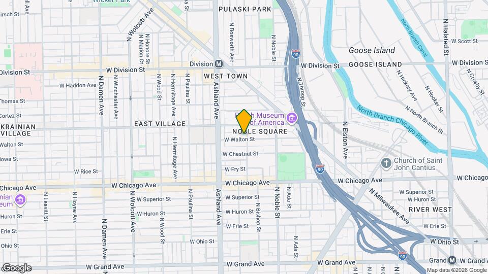 1504 W Walton St, Unit #2 Mapa y Detalles de la Ubicación