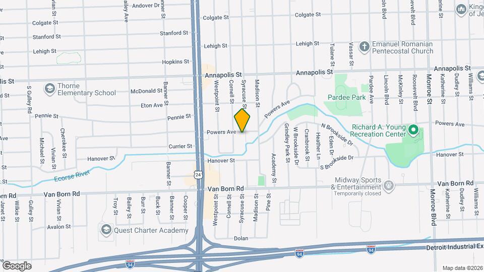 5312 Syracuse St Map and Location Details